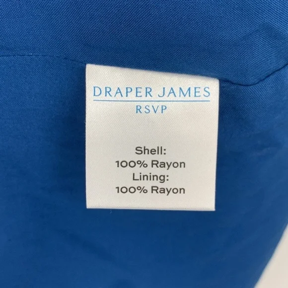 NWT Draper James RSVP V-Neck Smocked Sleeve Dress Women’s Size Medium - Picture 6 of 6